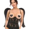 3 Piece Daring Angel Corset Costume