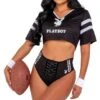 3pc Playboy Football Sport 2 3pc Playboy Football Sport -Coquettes Lingerie Store 3pc Playboy Football Sport Bunny Costumes Roma Costumes Black SEXYSHOES COM