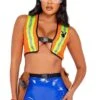 4PC Playboy Construction Cutie -Coquettes Lingerie Store 4PC Playboy Construction Cutie Bunny Costumes Roma Costumes Blue SEXYSHOES COM