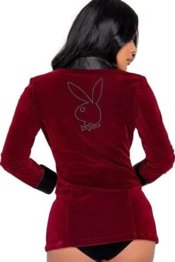 4PC Playboy Smoke Lounge Madam -Coquettes Lingerie Store 4PC Playboy Smoke Lounge Madam Bunny Costumes Roma Costumes SEXYSHOES COM 2