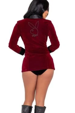 4PC Playboy Smoke Lounge Madam -Coquettes Lingerie Store 4PC Playboy Smoke Lounge Madam Bunny Costumes Roma Costumes SEXYSHOES COM 4