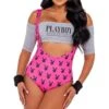 5PC Playboy Retro Physical -Coquettes Lingerie Store 5PC Playboy Retro Physical Bunny Costumes Roma Costumes Pink SEXYSHOES COM