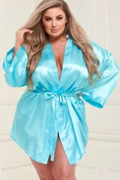 Baci Lingerie All Satin Robe