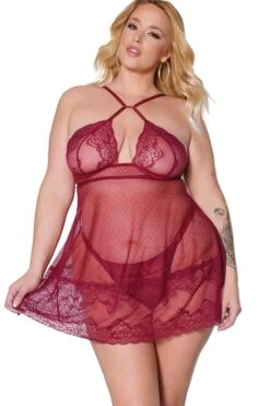 Coquette Babydoll With Adjustable Thong -Coquettes Lingerie Store Babydoll With Adjustable Thong Babydolls Coquette SEXYSHOES COM 3