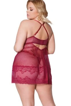 Coquette Babydoll With Adjustable Thong -Coquettes Lingerie Store Babydoll With Adjustable Thong Babydolls Coquette SEXYSHOES COM 4