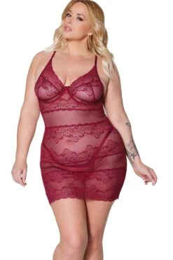 Coquette Chemise With Underwire Cups -Coquettes Lingerie Store Chemise With Underwire Cups Chemises Coquette SEXYSHOES COM 3
