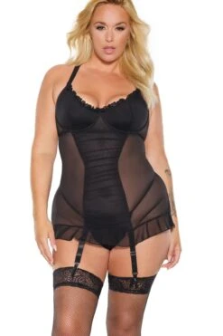 Coquette Chemise With Lightly Padded Underwire Cups -Coquettes Lingerie Store Chemise with lightly padded underwire cups Chemises Coquette SEXYSHOES COM 3
