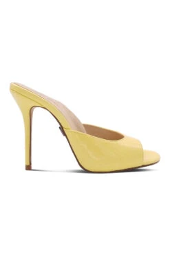 Micro Stiletto Sexy Mule -Coquettes Lingerie Store Classic102 Yellow Right