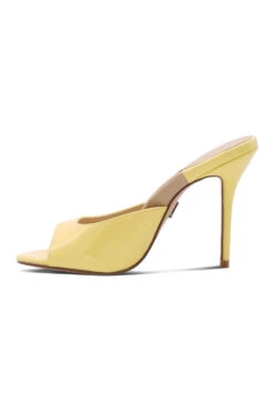 Micro Stiletto Sexy Mule -Coquettes Lingerie Store Classic102 yelow Left