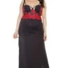 Coquette Crimson Diva Gown -Coquettes Lingerie Store Crimson Diva Gown Gowns Robes Coquette Black SEXYSHOES COM