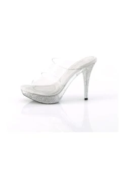 ELEGANT-402 Clear Vinyl Slide -Coquettes Lingerie Store ELEGANT 402 Clear Vinyl Slide Slides Fabulicious SEXYSHOES COM 3