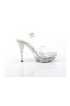 ELEGANT-408 Clear Vinyl Slide -Coquettes Lingerie Store ELEGANT 408 Clear Vinyl Slide Slides Fabulicious SEXYSHOES COM 5