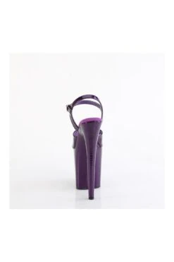 PLEASER FLAMINGO-809GP Purple Glitter Patent Sandal -Coquettes Lingerie Store FLAMINGO 809GP Purple Glitter Patent Sandal Sandals Pleaser SEXYSHOES COM 4