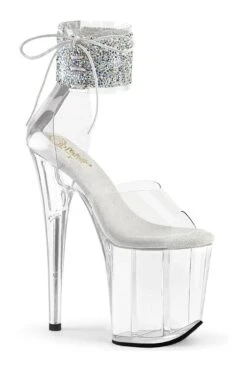 PLEASER FLAMINGO-824RS-02 Clear Vinyl Sandal