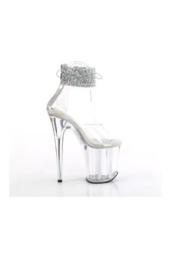 PLEASER FLAMINGO-824RS-02 Clear Vinyl Sandal -Coquettes Lingerie Store FLAMINGO 824RS 02 Clear Vinyl Sandal Sandals Pleaser SEXYSHOES COM 5