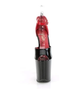 Best Seller -Coquettes Lingerie Store FLAMINGO 868 Black Patent Sandal Sandals Pleaser SEXYSHOES COM 2