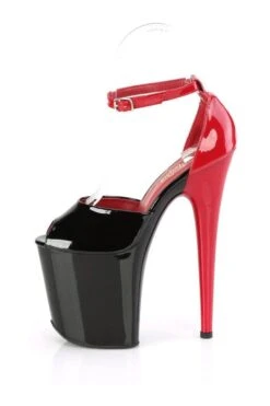 PLEASER FLAMINGO-868 Black Patent Sandal -Coquettes Lingerie Store FLAMINGO 868 Black Patent Sandal Sandals Pleaser SEXYSHOES COM 3