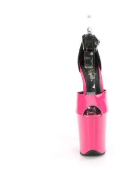 Best Seller -Coquettes Lingerie Store FLAMINGO 868 Fuchsia Patent Sandal Sandals Pleaser SEXYSHOES COM 2