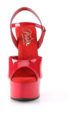 PLEASER GLEAM-609 Sandal | Red Patent -Coquettes Lingerie Store GLEAM 609 Sandal Red Patent Sandals Pleaser SEXYSHOESCOM 2