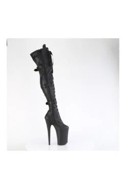 PLEASER INFINITY-3028 Black Patent Thigh Boot -Coquettes Lingerie Store INFINITY 3028 Black Patent Thigh Boot Thigh Boots Pleaser SEXYSHOES COM 5