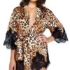 Jungle Fever Robe -Coquettes Lingerie Store Jungle Fever Robe Gowns Robes Roma Confidential Animal SEXYSHOES COM