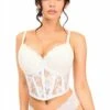 Lavish White Sheer Lace Underwire Waist Cincher Corset 2 Lavish White Sheer Lace Underwire Waist Cincher Corset -Coquettes Lingerie Store LV 1402a 2197190d d2d5 4e02 99ab b89851a6bfe4