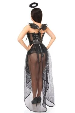 Lavish 4 PC Gothic Angel Costume -Coquettes Lingerie Store LV 997b