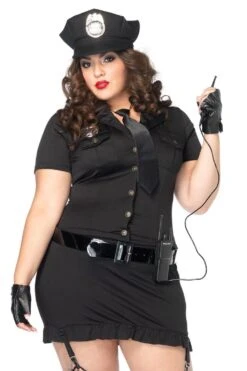 LEG AVENUE Plus Size Dirty Cop Costume