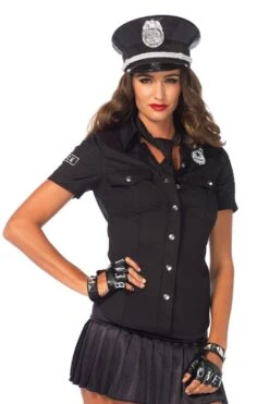 LEG AVENUE Police Shirt With Badge