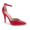 Ankle Strap D'Orsay Wide Width Pump -Coquettes Lingerie Store SEXY 9597 RED frontAngle 84c0a9cd 0c97 40c2 aa23 aaa3691f5b3a