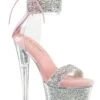 PLEASER SKY-327RSI Silver Vinyl Sandal -Coquettes Lingerie Store SKY 327RSI Silver Vinyl Sandal Sandals Pleaser Silver SEXYSHOES COM 25c425ba d349 419b 94b1 45cffaeb8643