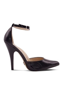 Ankle Strap D'Orsay Wide Width Pump -Coquettes Lingerie Store Sexy9597 BLK Right 64906e89 3768 456f 9264 312a6d48117e
