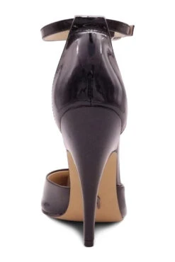 Ankle Strap D'Orsay Wide Width Pump -Coquettes Lingerie Store Sexy9597 BLK back dff94508 5fc9 479f a6a0 3a79a48efb73