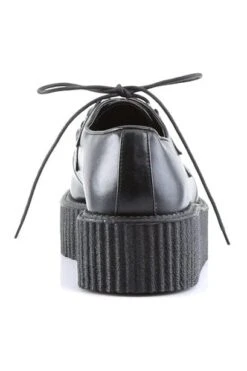 V-CREEPER-502 Black Vegan Leather Creeper -Coquettes Lingerie Store V CREEPER 502 Black Vegan Leather Creeper Creepers Demonia SEXYSHOES COM 4