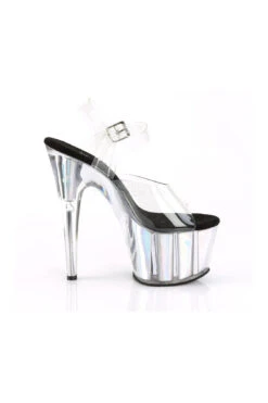 PLEASER ADORE-708HGI Platform Sandal | Clear Vinyl -Coquettes Lingerie Store adore 708hgi platform sandal clear vinyl sandals pleaser sexyshoescom 5 86fc7d33 8cde 4f6f 823a 53b571a26398