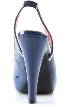 BETTIE-05 Sandal | Blue Patent -Coquettes Lingerie Store bettie 05 sandal blue patent sandals pin up couture sexyshoescom 4