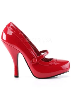 CUTIEPIE-02 Pump | Red Patent -Coquettes Lingerie Store cutiepie 02 pump red patent mary janes pin up couture sexyshoescom 5