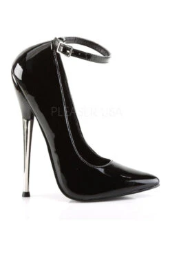 DAGGER-12 Pump | Black Patent -Coquettes Lingerie Store dagger 12 pump black patent pumps devious sexyshoescom 5