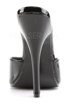 DOMINA-101 Mule | Black Patent -Coquettes Lingerie Store domina 101 mule black patent slides devious sexyshoescom 4