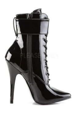 DOMINA-1023 Ankle Boot | Black Patent -Coquettes Lingerie Store domina 1023 ankle boot black patent ankle boots devious sexyshoescom 5