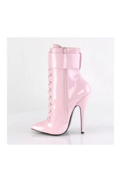 DOMINA-1023 Ankle Boot | Pink Patent -Coquettes Lingerie Store domina 1023 ankle boot pink patent ankle boots devious sexyshoescom 3