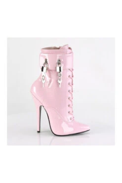 DOMINA-1023 Ankle Boot | Pink Patent -Coquettes Lingerie Store domina 1023 ankle boot pink patent ankle boots devious sexyshoescom 5