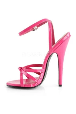 DOMINA-108 Sandal | Fuchsia Patent -Coquettes Lingerie Store domina 108 sandal fuchsia patent sandals devious sexyshoescom 3