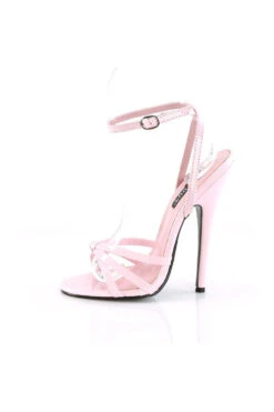 DOMINA-108 Sandal | Pink Patent -Coquettes Lingerie Store domina 108 sandal pink patent sandals devious sexyshoescom 3
