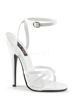 DOMINA-108 Sandal | White Patent