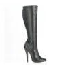 DOMINA-2000 Knee Boot | Black Faux Leather