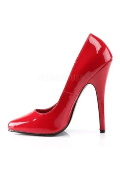 DOMINA-420 Pump | Red Patent -Coquettes Lingerie Store domina 420 pump red patent pumps devious sexyshoescom 3