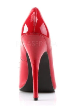 DOMINA-420 Pump | Red Patent -Coquettes Lingerie Store domina 420 pump red patent pumps devious sexyshoescom 4