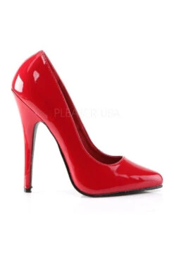DOMINA-420 Pump | Red Patent -Coquettes Lingerie Store domina 420 pump red patent pumps devious sexyshoescom 5