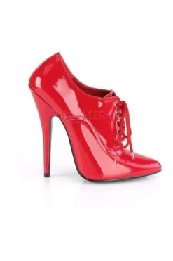 DOMINA-460 Ankle Bootie | Red Patent -Coquettes Lingerie Store domina 460 ankle bootie red patent ankle boots devious sexyshoescom 5